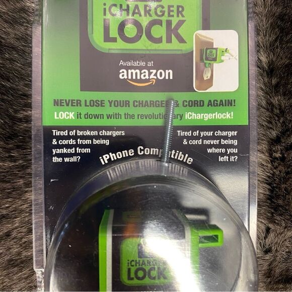 Phone charger LOCK!  No more borrowed phone chargers! - Picture 2 of 7